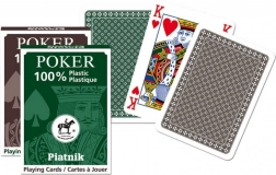 Cartes en plastique pour POKER et BRIDGE – type français