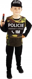 Déguisement de policier pour enfant – emballage éco, taille M