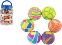 Balles rebondissantes colorées 3,2 cm mix de couleurs - 1 pièce