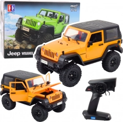 RC voiture tout-terrain JEEP Wrangler Rock Crawler 1:14 – orange