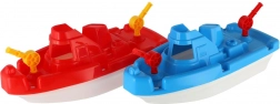 Bateau de pêche en plastique pour l’eau, 2 couleurs, 28 cm