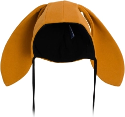 Bonnet pour bébé en coton avec oreilles New Baby Favorite marron (9–12 mois)