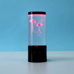 Lampe LED avec méduses flottantes