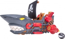 Bateau Pirate Teamsterz avec design de requin et petite voiture