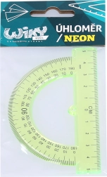 Petit rapporteur transparent néon