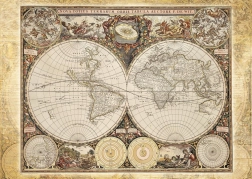 Puzzle Schmidt carte historique du monde 2000 pièces