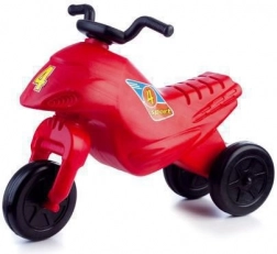 Draisienne SUPER BIKE rouge, 3 roues, hauteur 44 cm