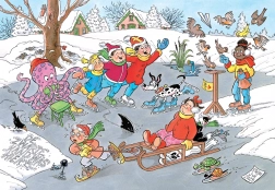 Puzzle Jumbo Jan van Haasteren Junior : Patinage 240 pièces