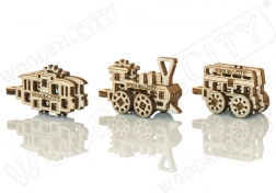Puzzle 3D Moyens de transport - Wooden City mini ensemble