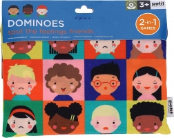 Petit Collage dominos 2 en 1 émotions et chiffres