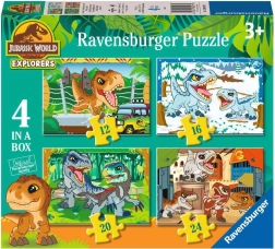 Puzzle Jurassic World 4-en-1 pour enfants (12, 16, 20, 24 pièces) RAVENSBURGER