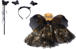 Set de carnaval papillon – noir