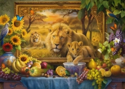 Puzzle Dino Lions 1000 pièces