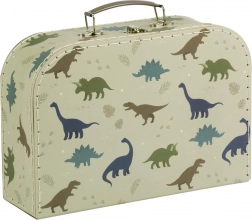 A Little Lovely Company set de deux valisettes en carton motif dinosaures
