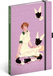 Carnet NOTIQUE Pigeons par Kateřina Winterová, ligné 13 × 21 cm