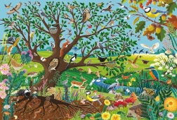 Puzzle Animaux au jardin 60 pièces Schmidt