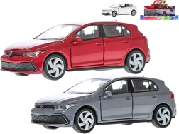 Modèle métallique de voiture Volkswagen Golf 8 GTI à retour en arrière