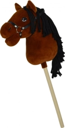Cheval bâton Steppos Monty marron 70 cm