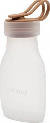 Réservoir en silicone pour lait maternel NEW BABY, marron 240 ml