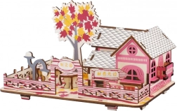 Puzzle 3D en bois Maison d’automne WOODCRAFT