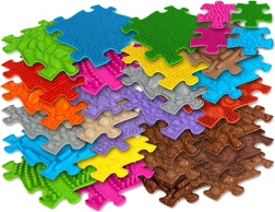 Tapis orthopédique sensorimoteur Woopie Royal Puzzle, 26 pièces + 4 petites