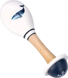 Maracas en bois avec baleine pour enfants