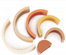 Bieco arc-en-ciel pliable en silicone Chocolate Bliss