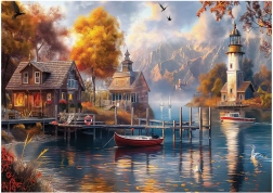 ANATOLIAN Puzzle Automne au bord du lac 1500 pièces