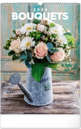 Calendrier mural Bouquets 2026