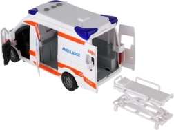 Ambulance Télécommandée 1:16 Avec Lumières Et Sirènes - Portes Ouvrantes - Télécommande 2 Canaux - Cadeau Enfant Jouet Premier Secours