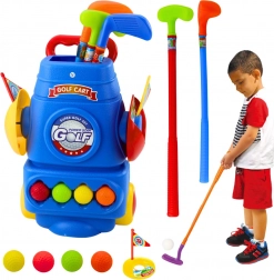 Set de golf pour enfants avec chariot et accessoires