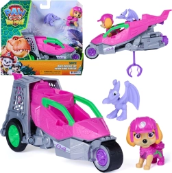 La Pat’ Patrouille Dino Movie : Jet de sauvetage Dino de Skye avec figurines