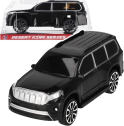 Voiture tout-terrain noire à remontoir pull back