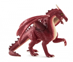 Mojo dragon rouge figurine Deluxe