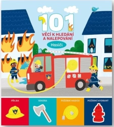 101 choses à chercher et à coller : pompiers – livre d’activités Svojtka & Co.