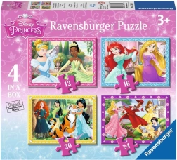 Puzzle Ravensburger Disney Princesses 4-en-1