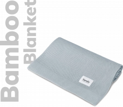 Couverture en bambou pour bébé LIONELO – Gris