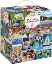 Puzzle Puzzlove Villes thermales polonaises 500 pièces