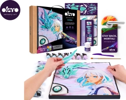 Okto manga motif Élément Vent set artistique 30 × 40 cm