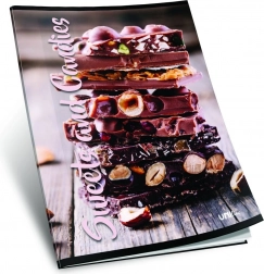 Cahier scolaire A4 ligné 40+2 feuilles – chocolat