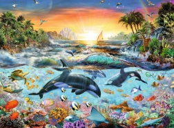 Puzzle Baie des Baleines XXL 200 pièces