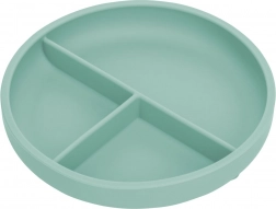 Assiette en silicone avec compartiments