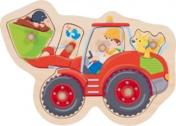 Puzzle à encastrer en bois chargeur Goki