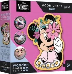 Puzzle en bois junior Dans le monde de Minnie 50 pièces