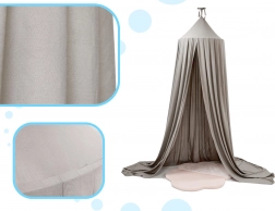 Baldaquin suspendu pour lit d’enfant – Gris