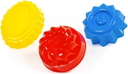 Moules à gâteaux en plastique pour le sable, 3 pcs POLESIE