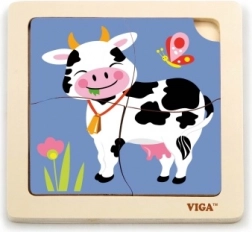 Puzzle en bois Vache Viga
