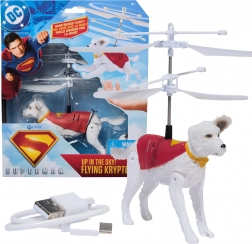 Figurine interactive volante de chien Krypto de DC Comics 19 cm