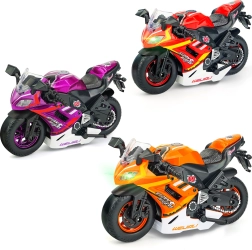 Moto à rétrofriction avec effets 16 cm