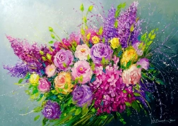 Puzzle Bouquet de roses 1000 pièces